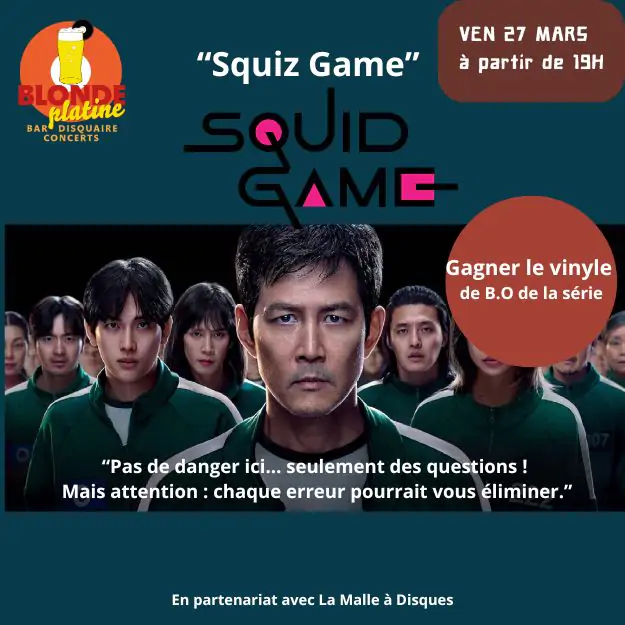 QUIZZ Squid Game: un(e) seul(e) pour gagner le vinyl de la B.O