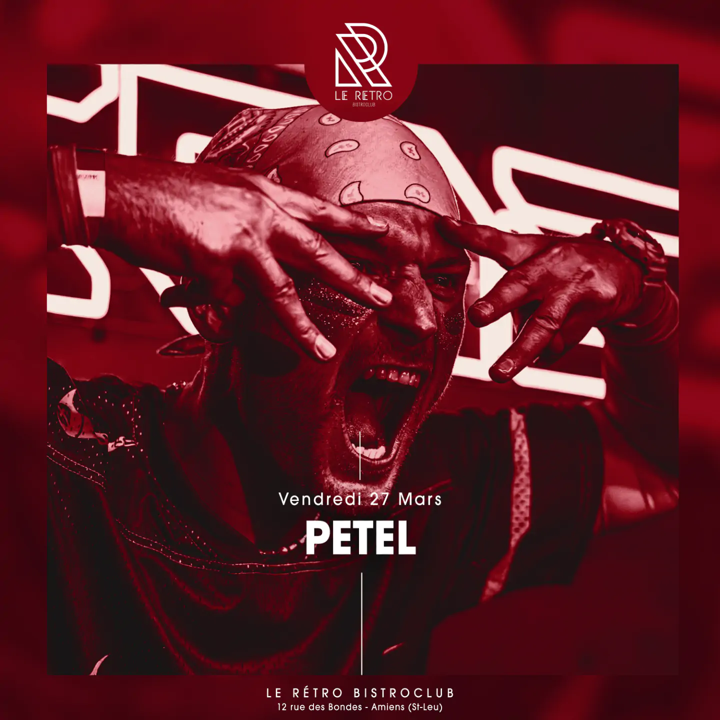 La vie en rose fluo avec Petel au Rétro