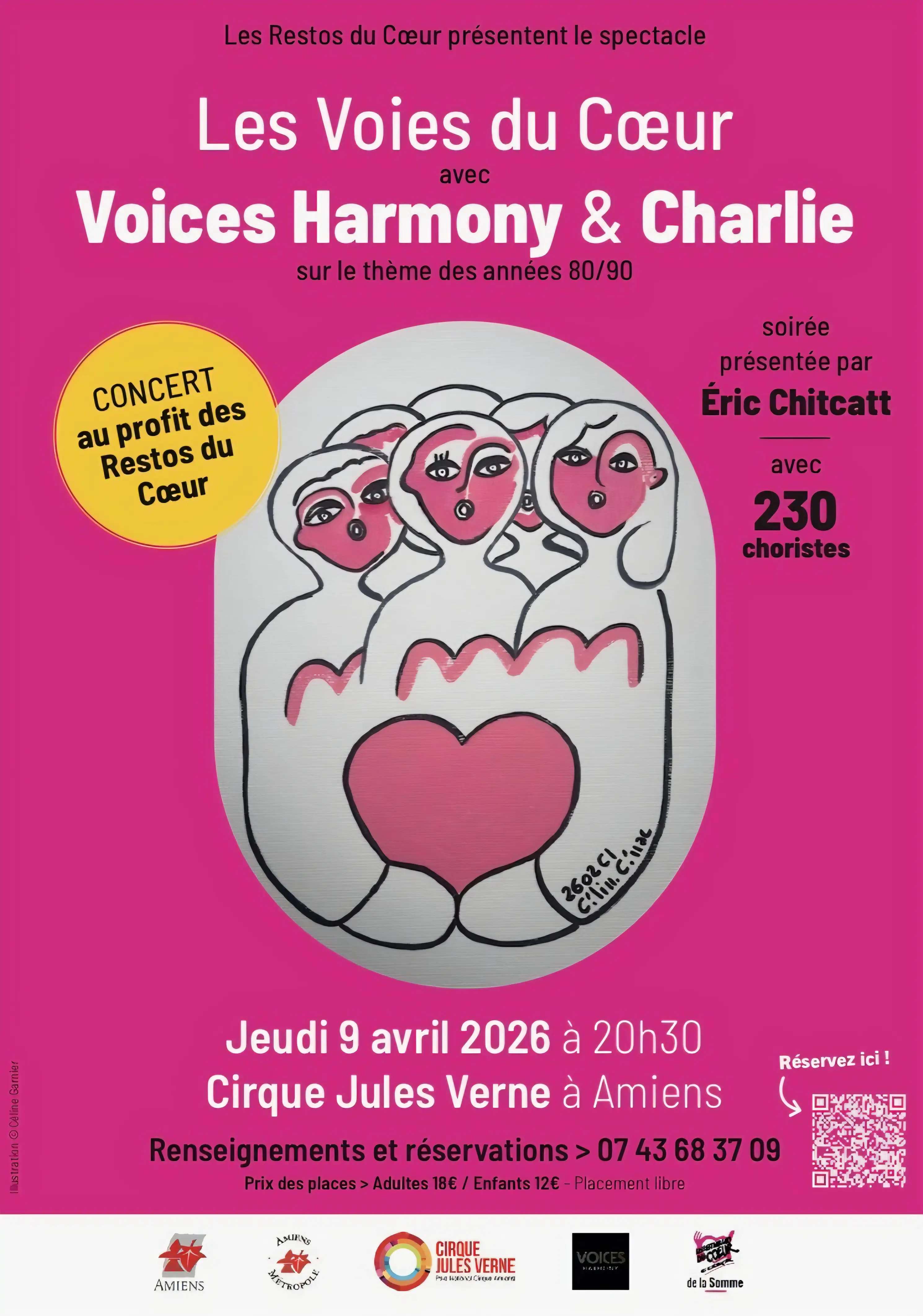 Soirée musicale au profit des Restos du coeur