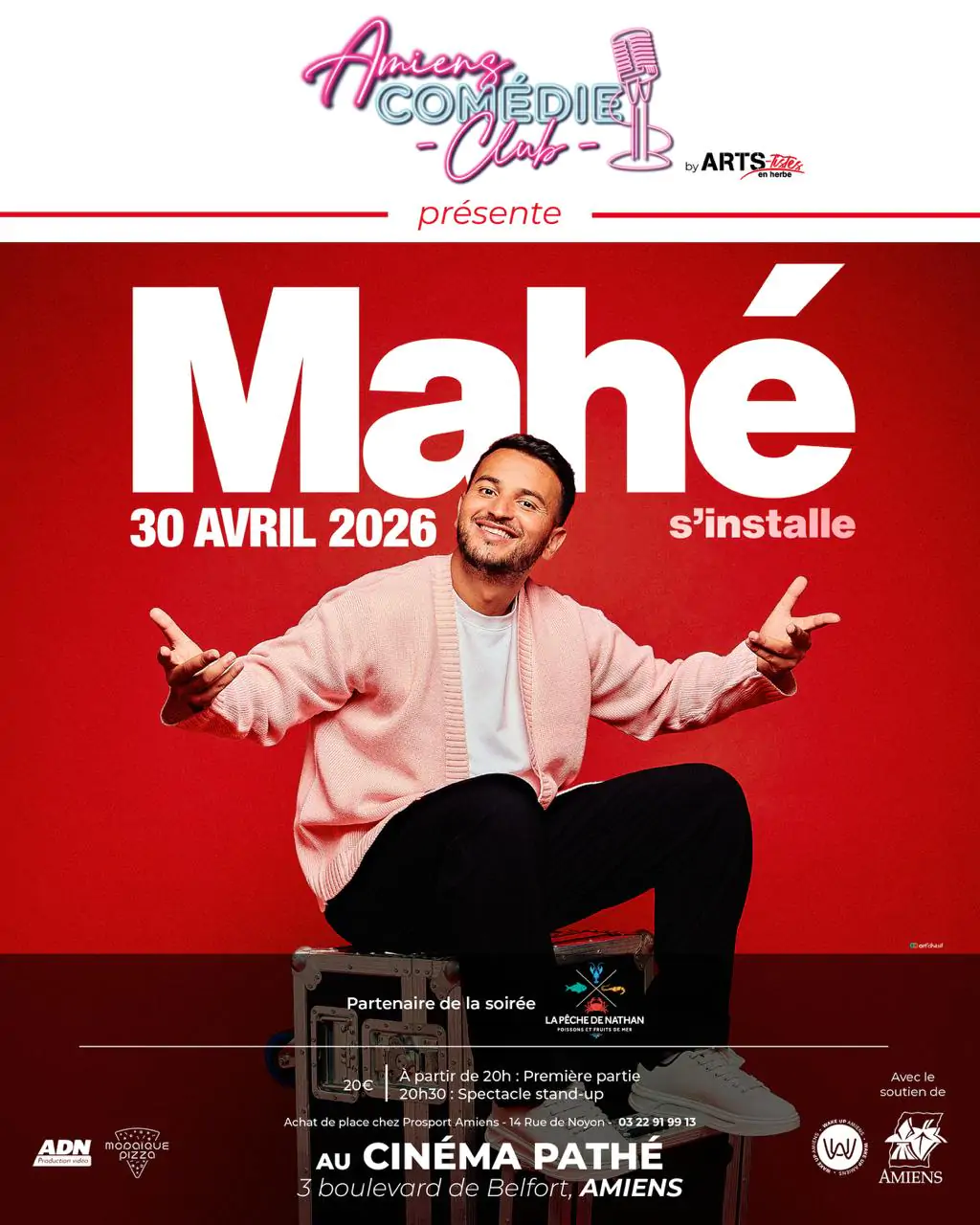 Mahé débarque au Pathé