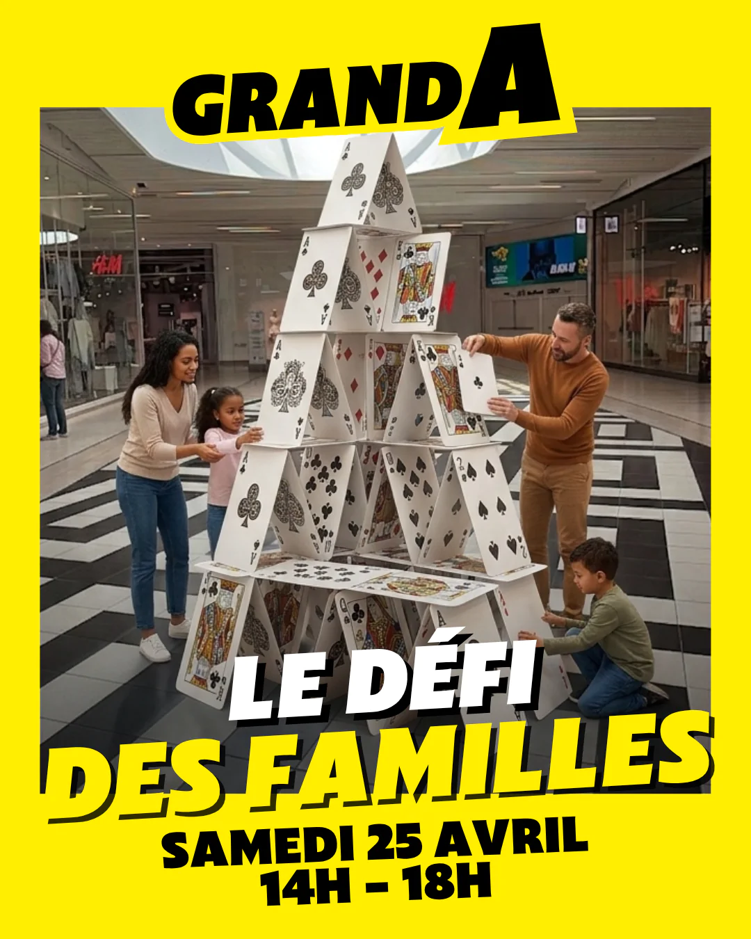 Défis géants pour les familles chez Grand A