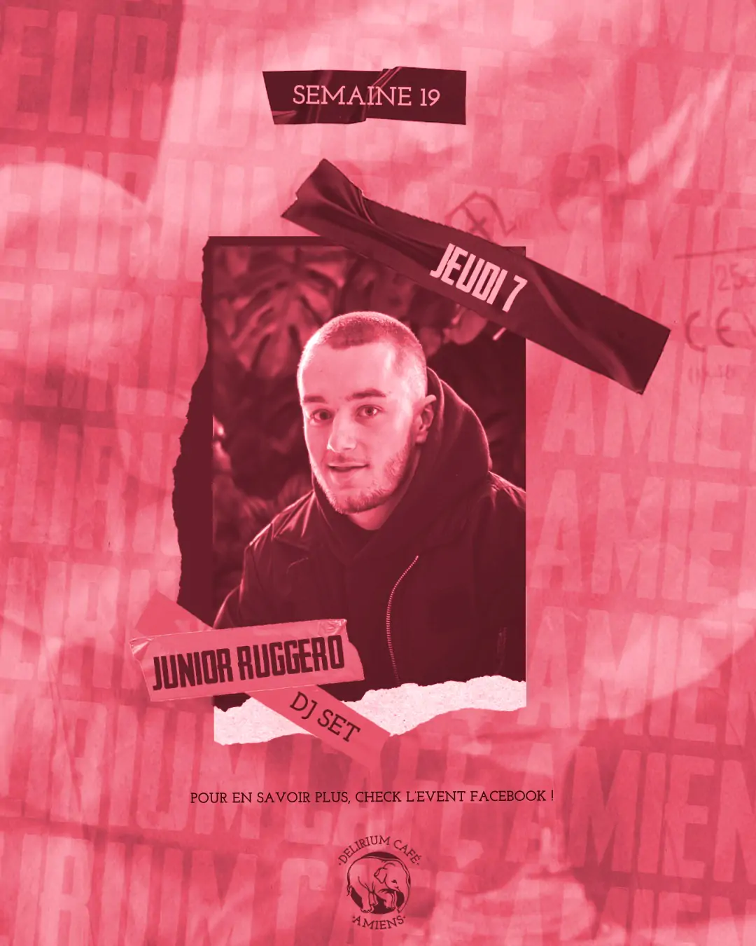 JUNIOR RUGGERO enflamme le Delirium Café ce jeudi