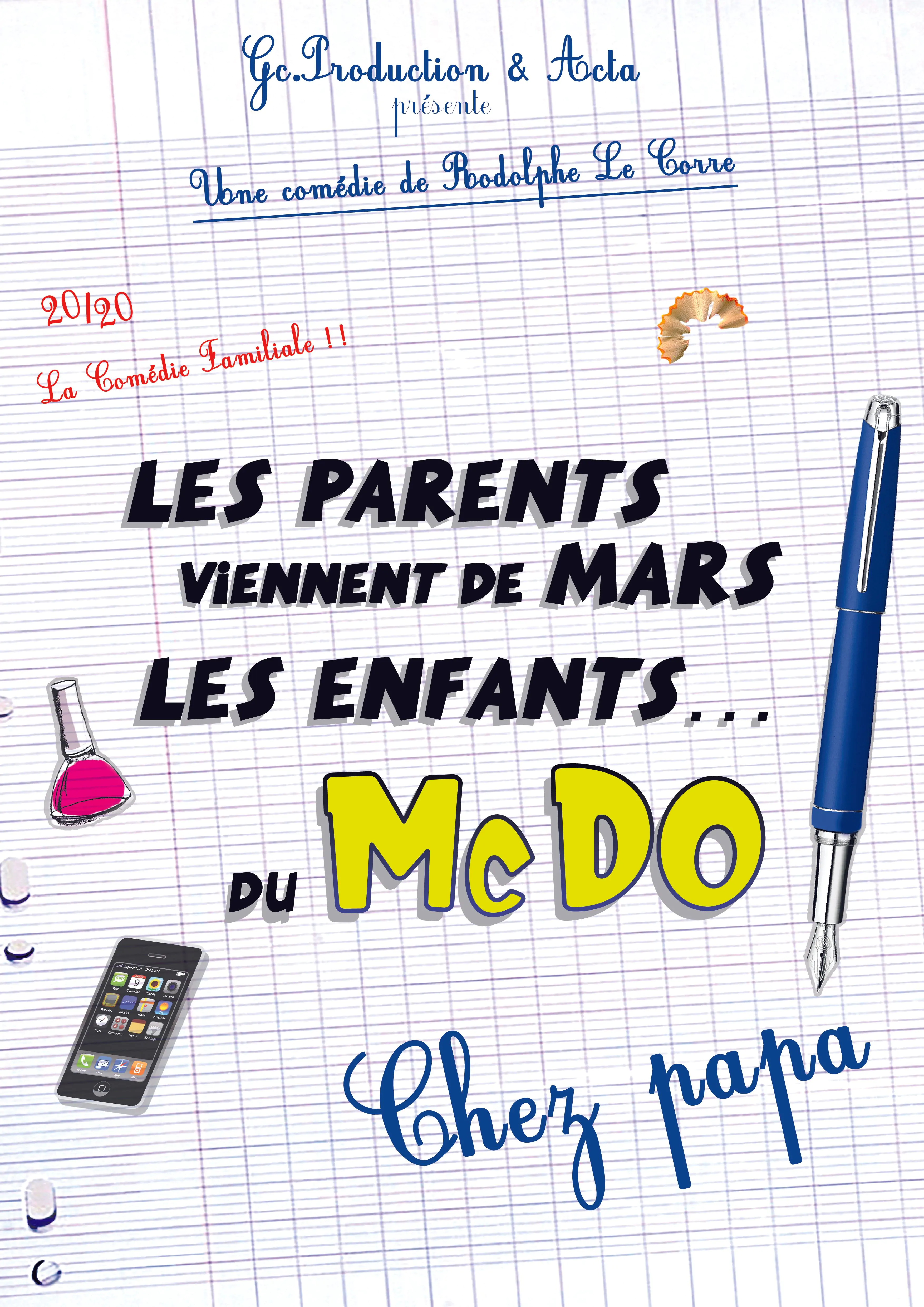 Les parents viennent de Mars, les enfants du McDo : chez papa !