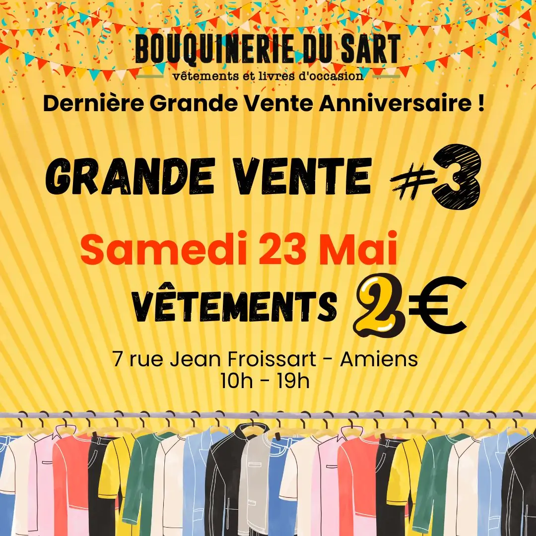 La Bouquinerie & Friperie du Sart fête ses 3 ans !