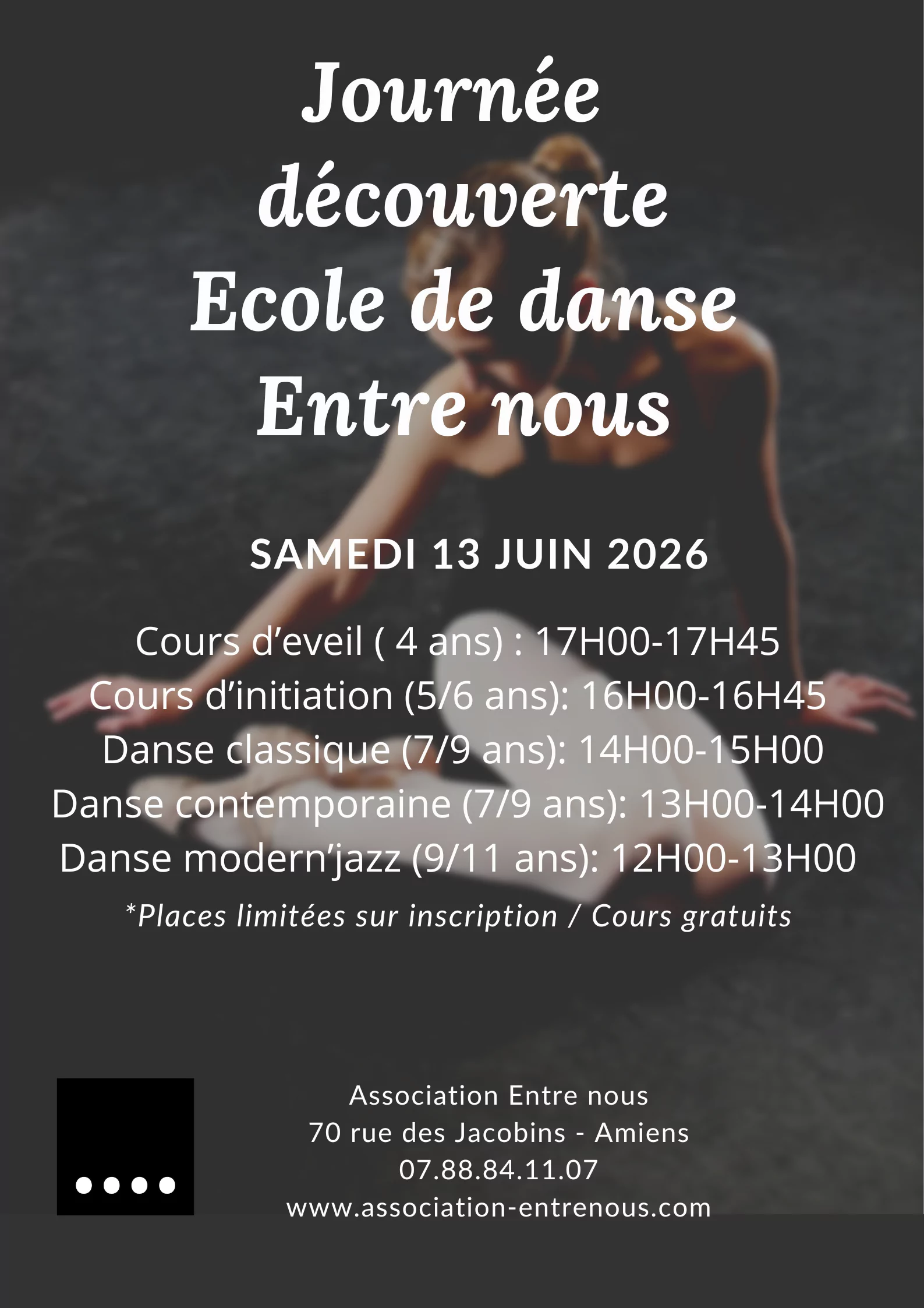 Journée découverte école de danse Entre nous