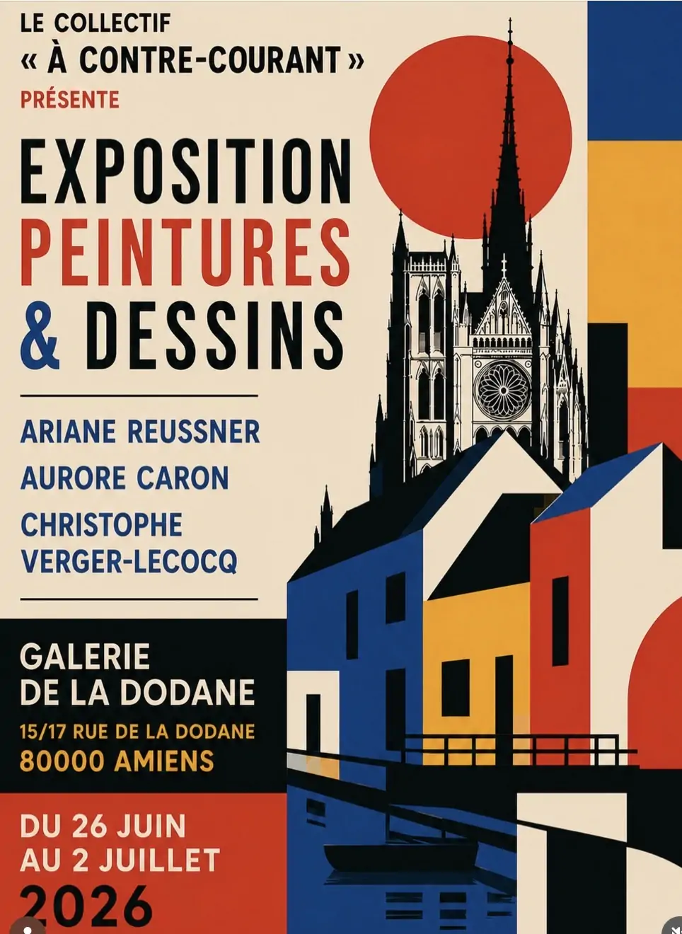Expositions de peintures et dessins à la Dodane