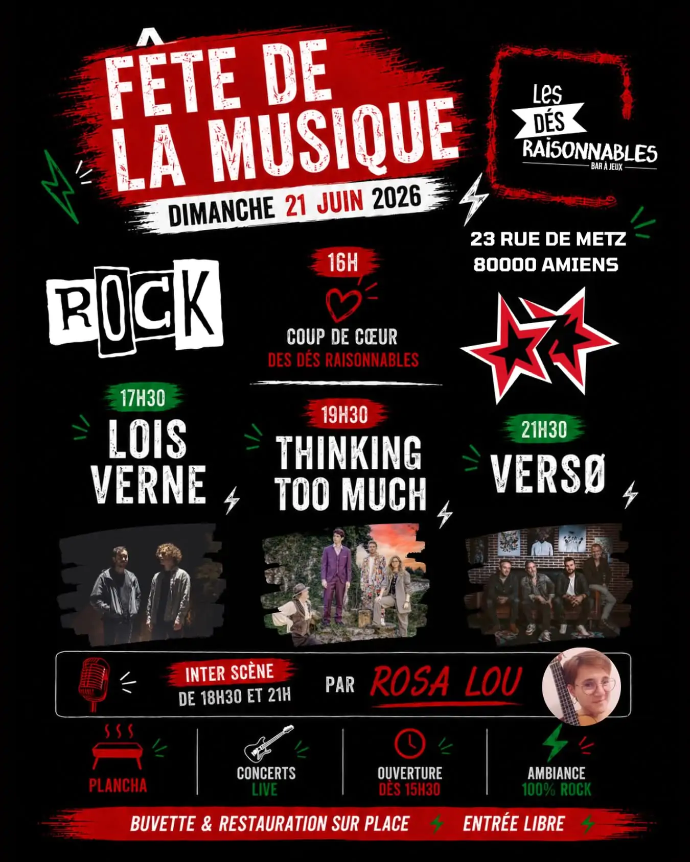 Les Dés Raisonnables font Fête de la Musique !