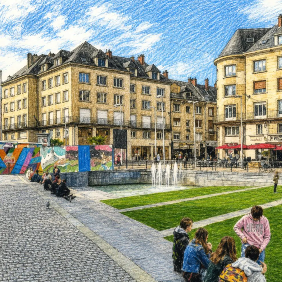 Scène de la Ville - Place Gambetta