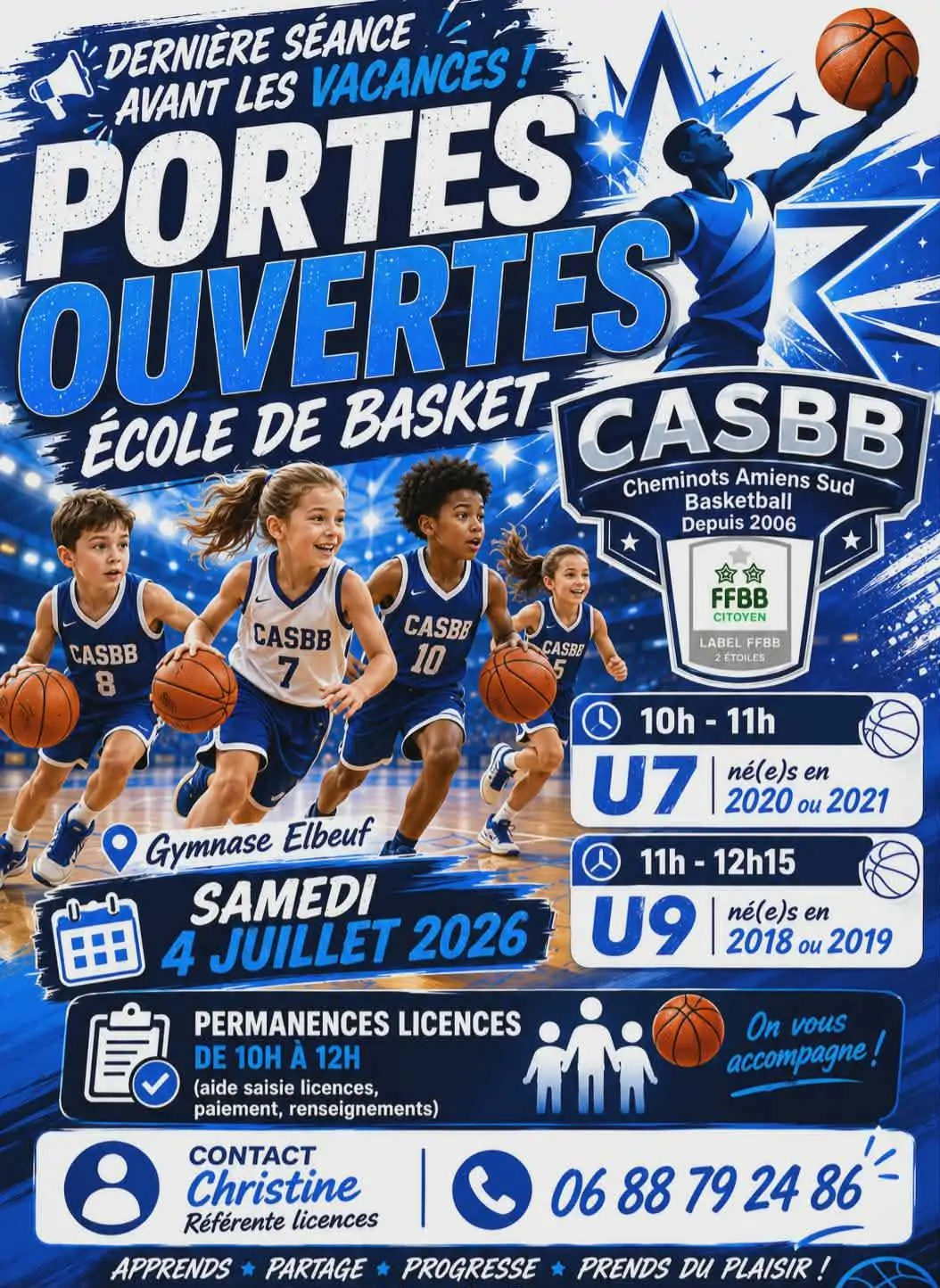Portes ouvertes Ecole de basket - CASBB