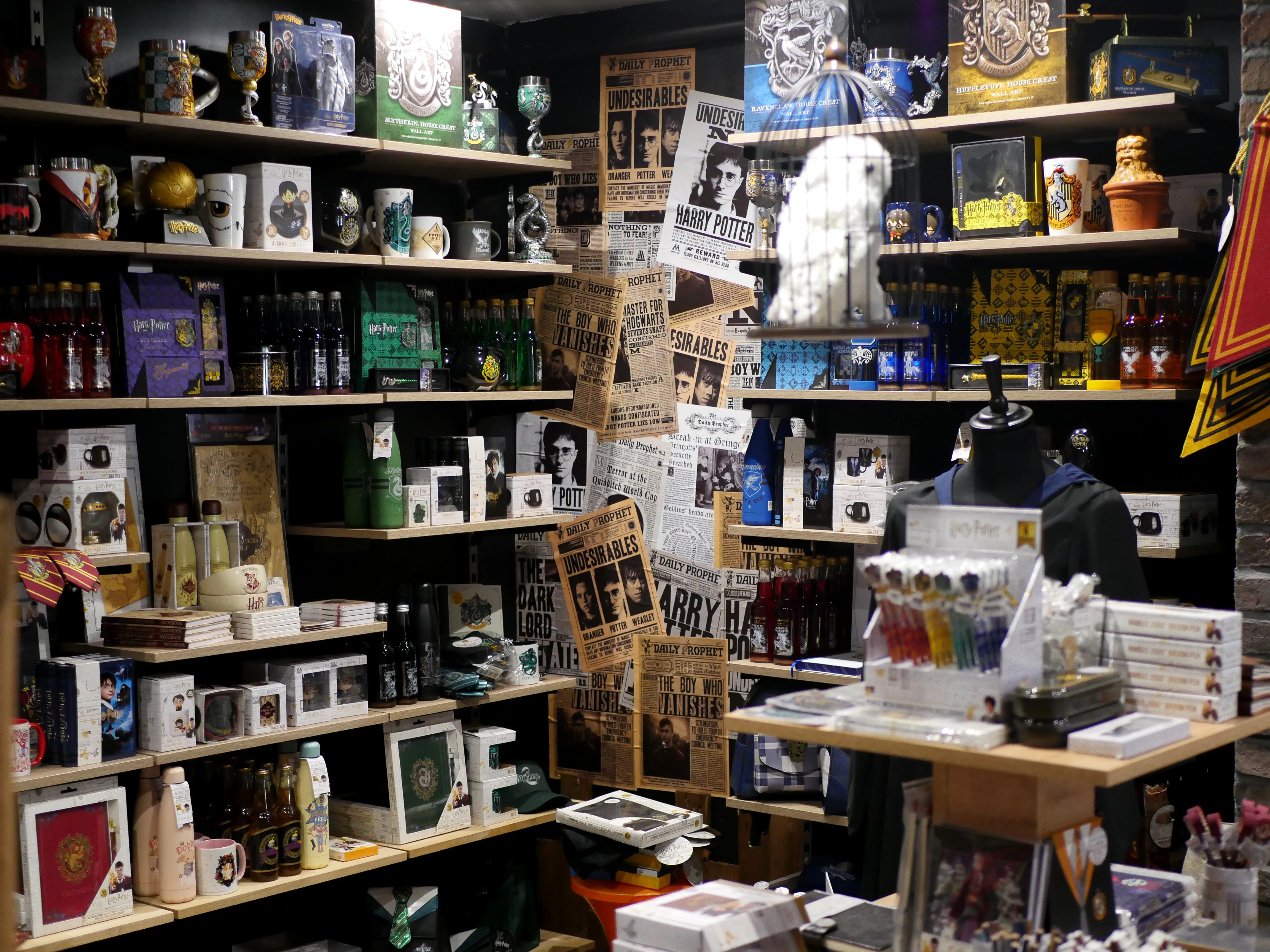 Une boutique pleine de magie